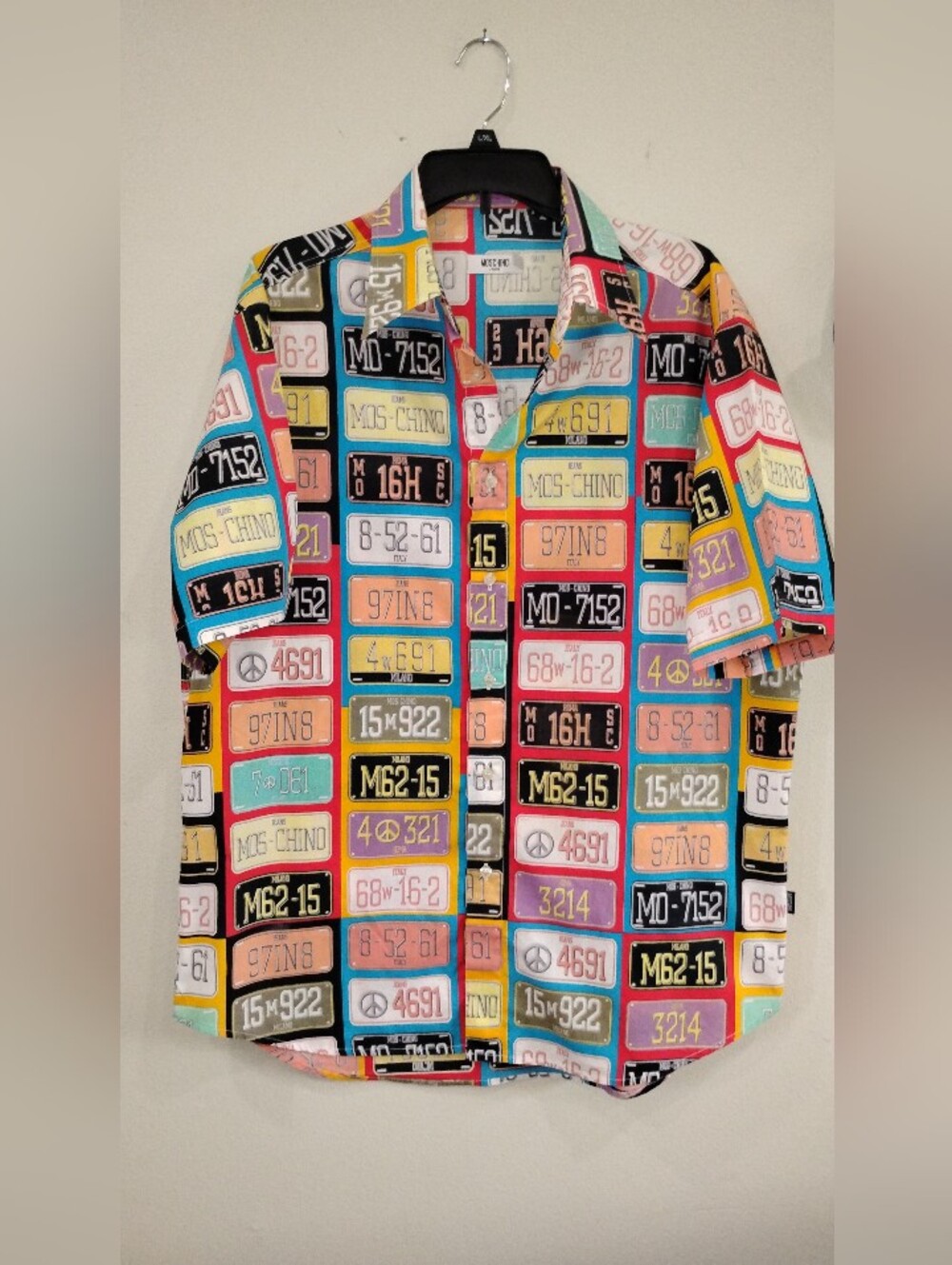 MOSCHINO LICENSE PLATE PRINT SHIRT - Picture 8 of 8